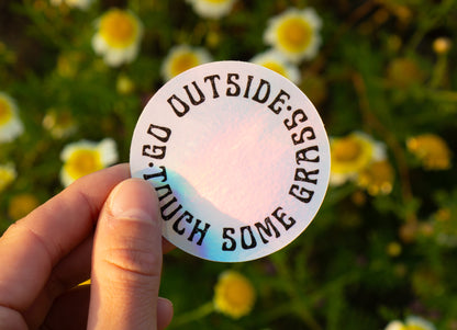 Sticker TOUCH SOME GRASS