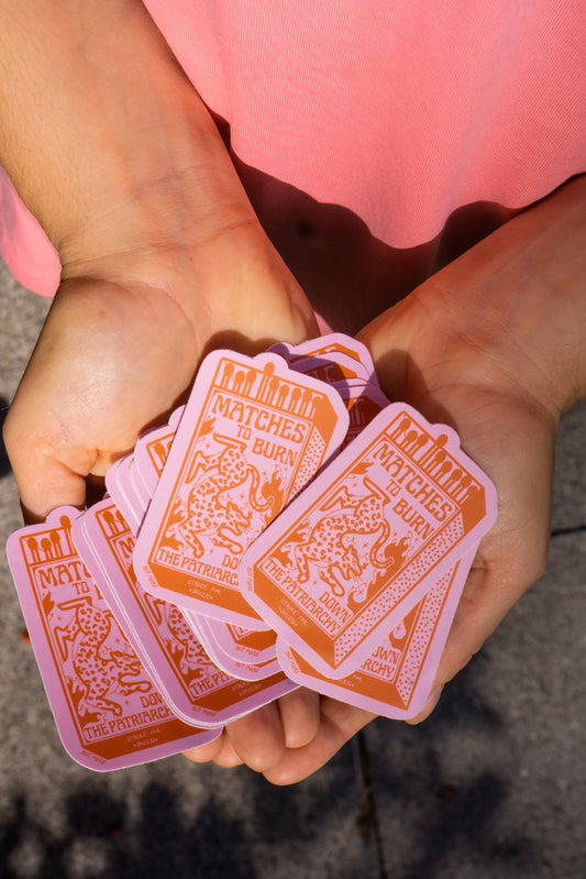 Sticker BURN